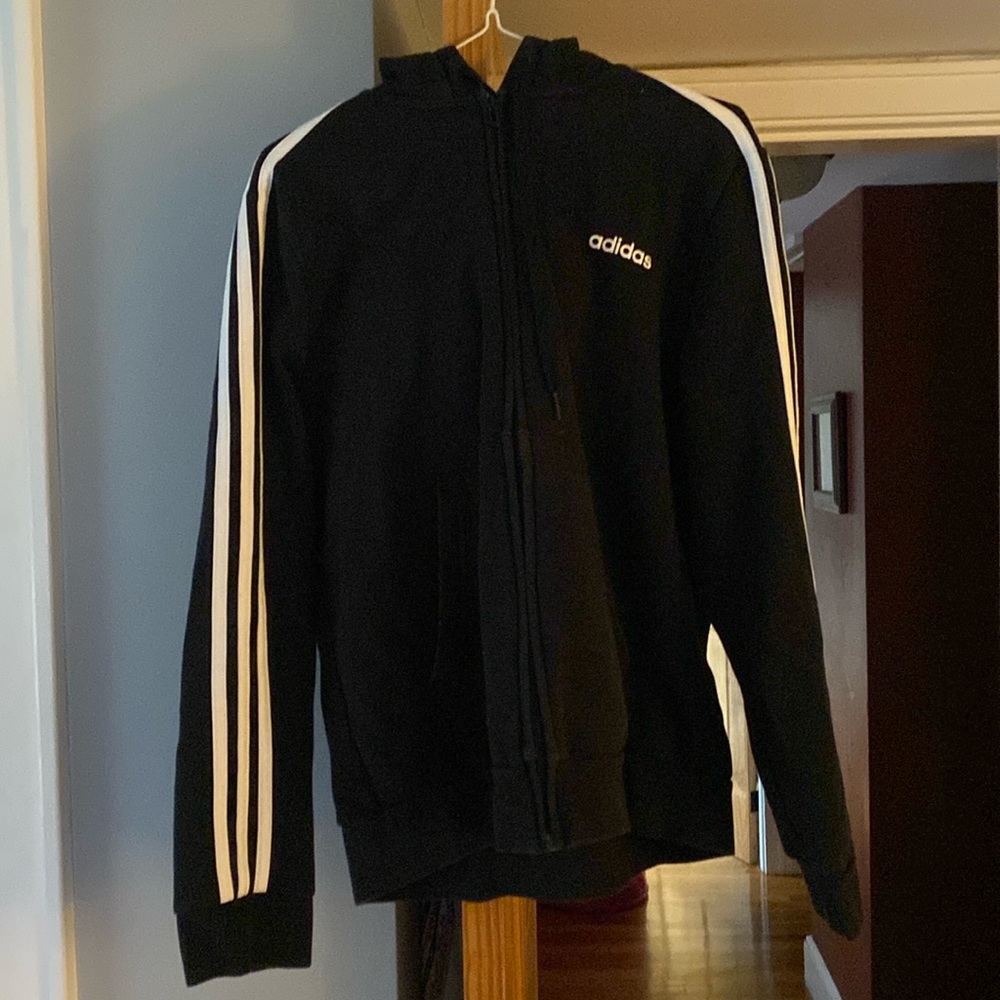 Women’s adidas hoodies zip up sweatshirt.